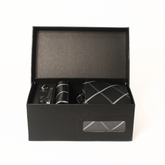 BLACK & GREY BIG CHECK COMBO BOX